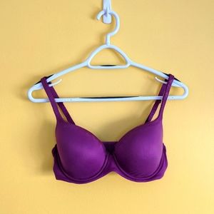 Purple Racer Victoria's Secret Bra with sparkle straps